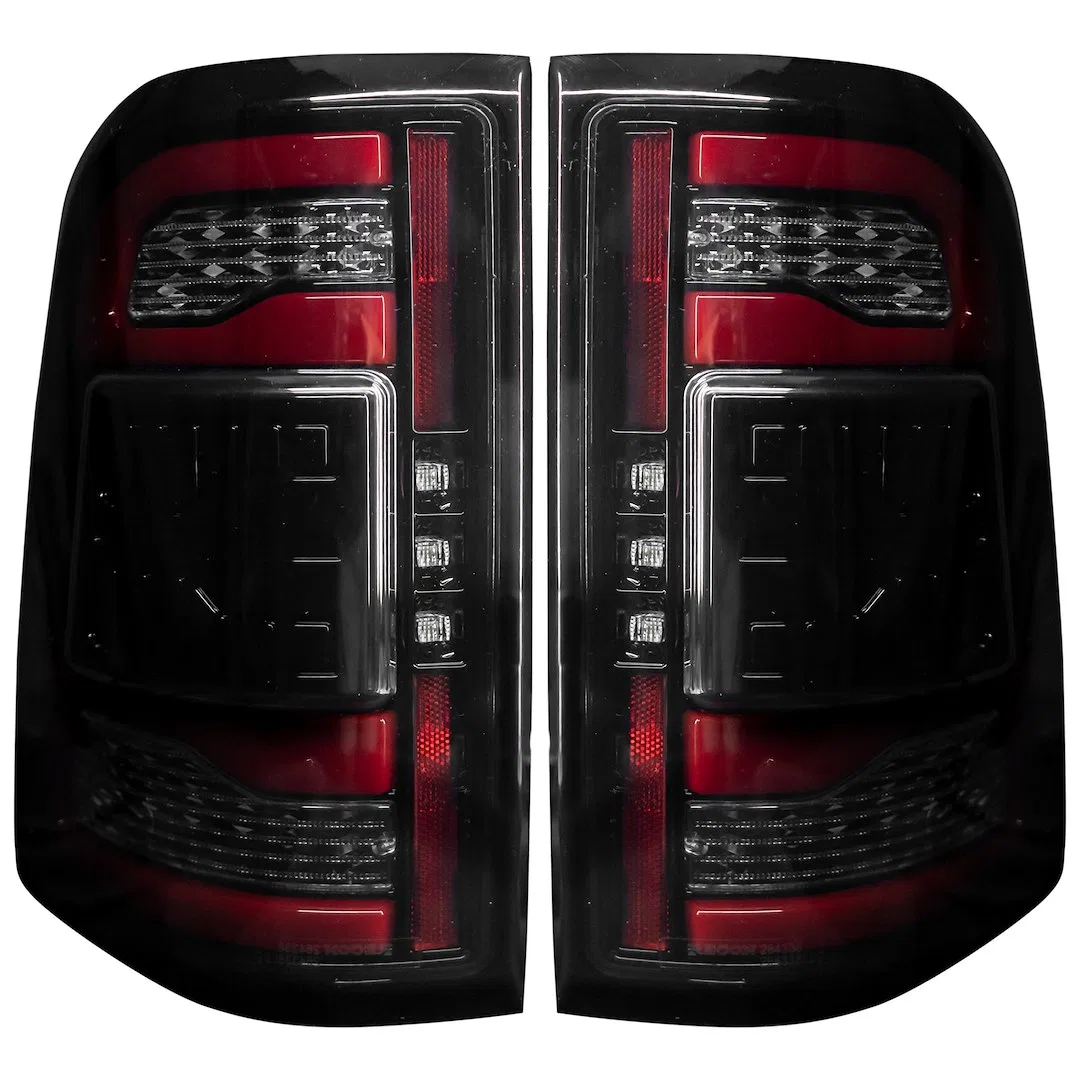 264338LEDBK – RECON ACCESS Tail Light Assembly, OLED Smoke Lens Black Housing Red Brake/ Parking Lights/ Red Scanning...